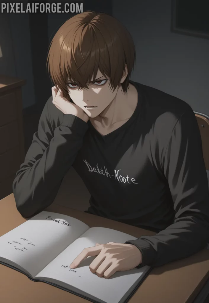 Primer Uso del Death Note El Nacimiento de Kira