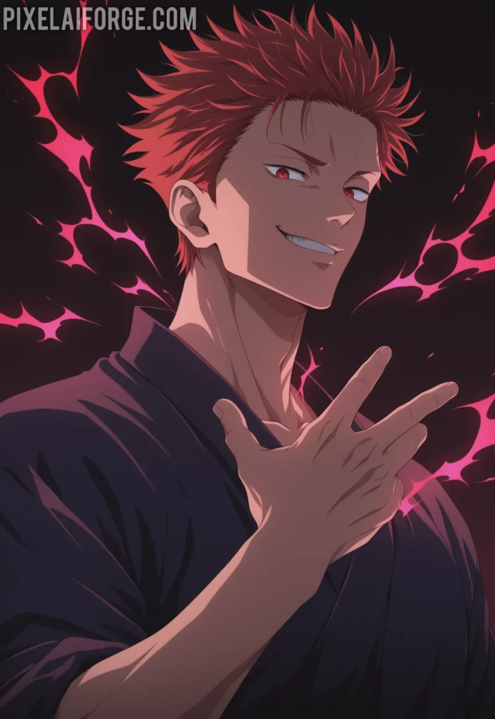 ilustracion anime de Satoru Gojo El Ilimitado y el Poder Más Fuerte en Jujutsu Kaisen