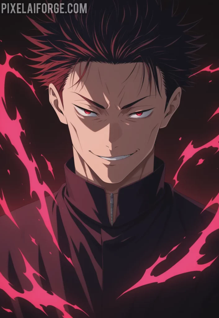 ilustracion anime de Satoru Gojo El Ilimitado y el Poder Más Fuerte en Jujutsu Kaisen
