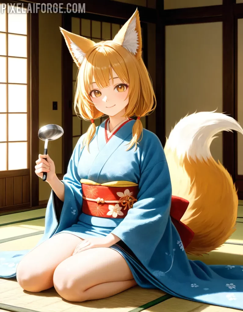 Senko 800 años de ternura en The Helpful Fox Senko-san