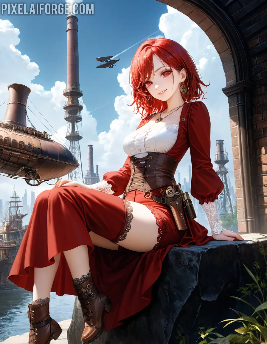Steampunk Adventurer 20-25 años de valentía en anime