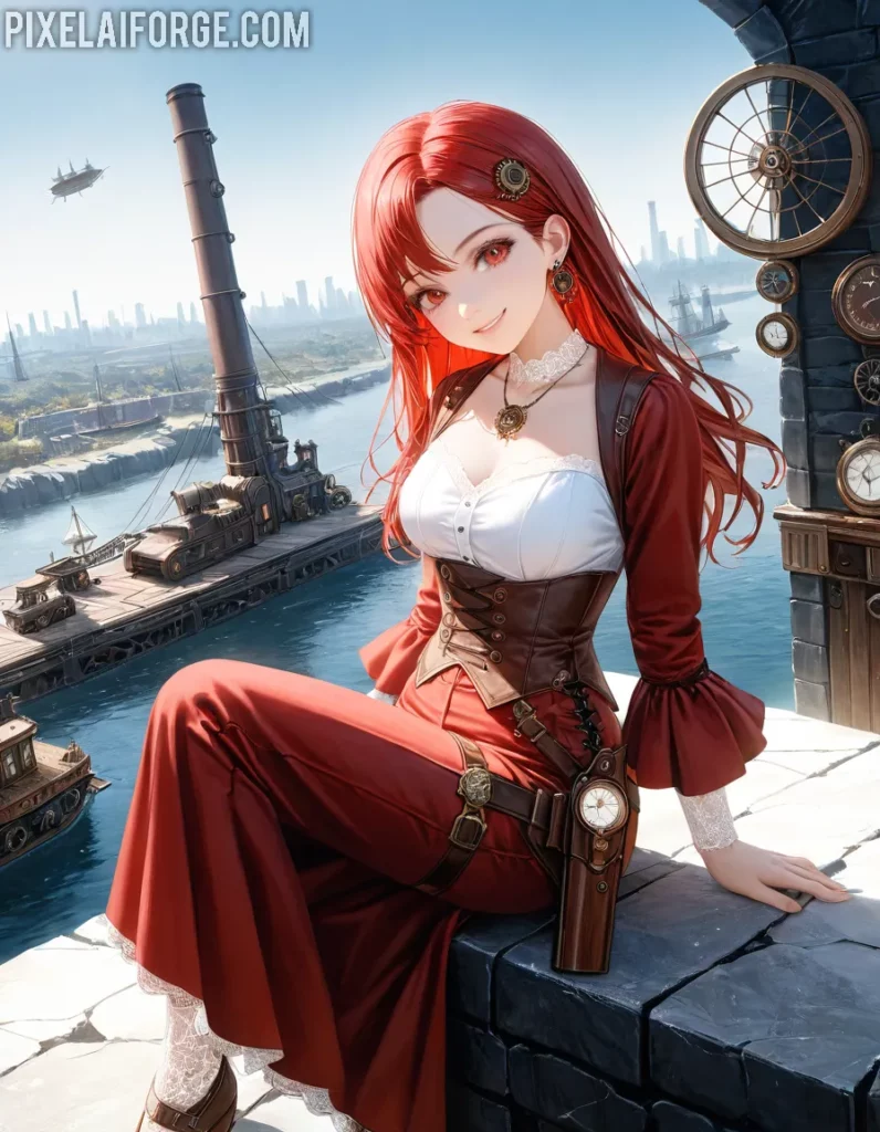 Steampunk Adventurer 20-25 años de valentía en anime