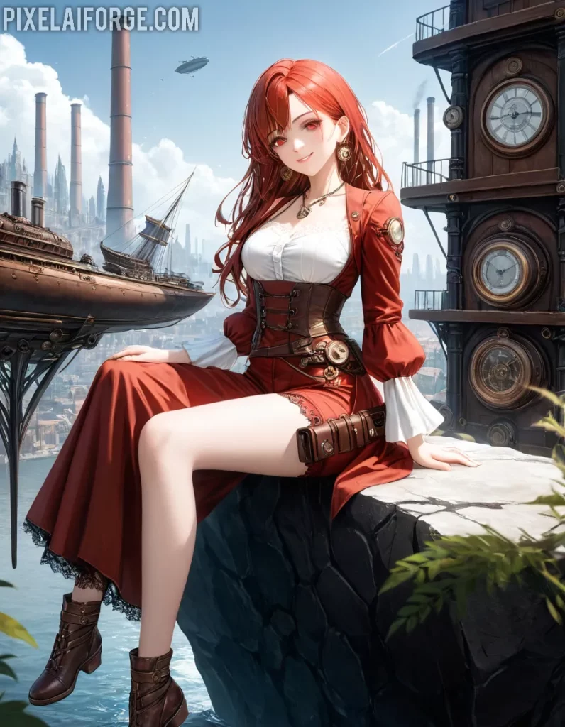 Steampunk Adventurer 20-25 años de valentía en anime