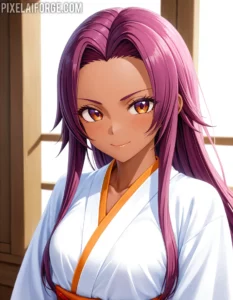 Yoruichi Shihouin Diosa del Destello en Bleach