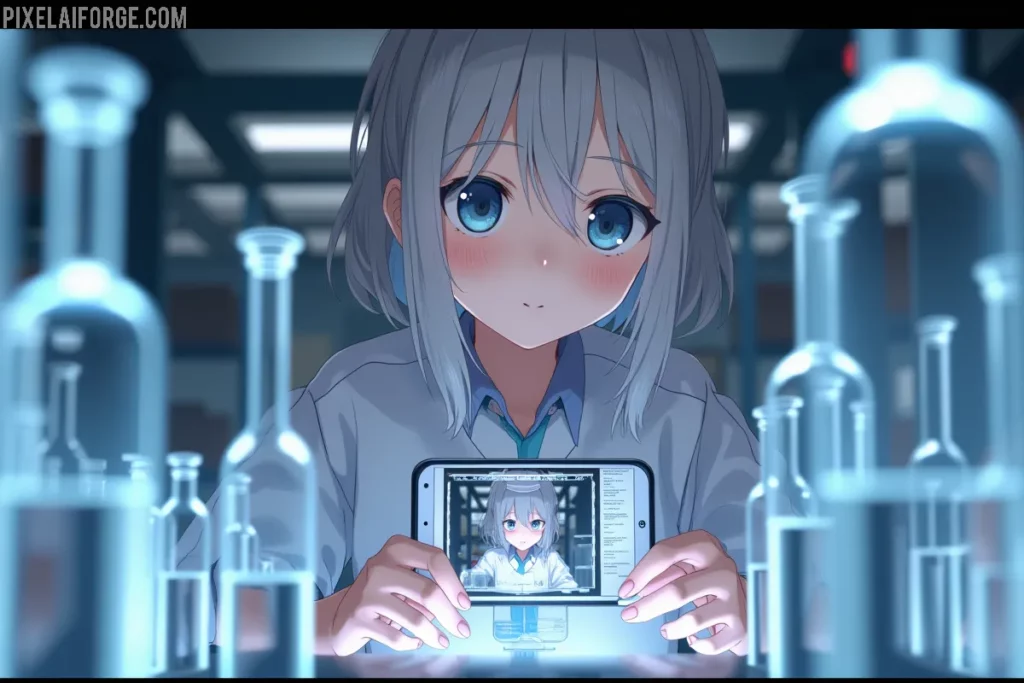 Alice Nakiri con Crunchyroll para ver Shokugeki no Soma en móviles en 2025.