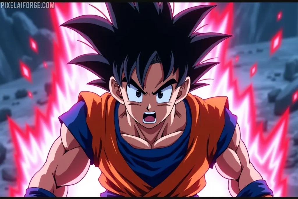 Gohan Ultimate en una interfaz de Netflix para ver Dragon Ball Z online en español.