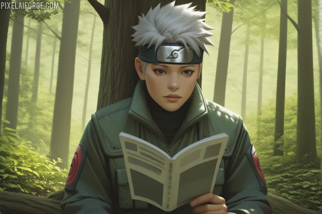 Kakashi con Crunchyroll para ver Naruto Shippuden online en móviles.