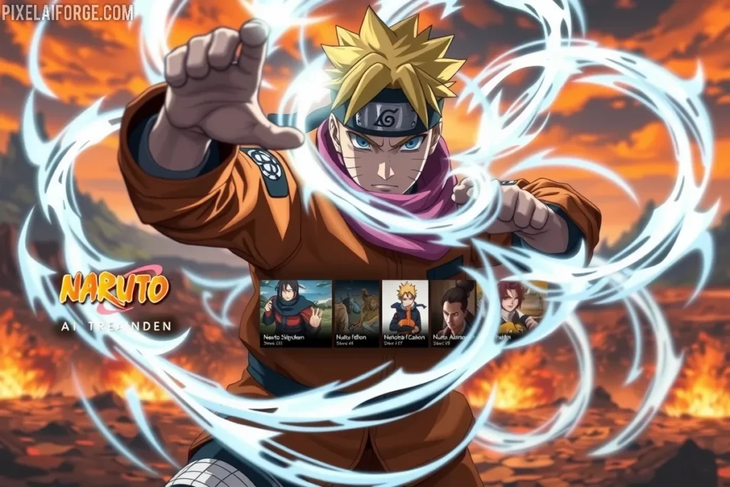 Naruto con Rasenshuriken en Crunchyroll para ver Naruto Shippuden online.