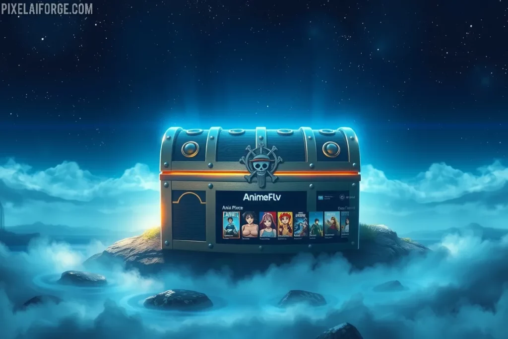 Tesoro de One Piece con AnimeFLV para ver series anime gratis en 2025.
