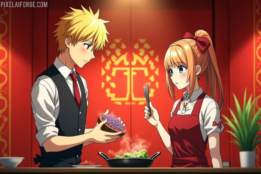 Soma y Erina en streaming para ver Shokugeki no Soma en AnimeID y más.