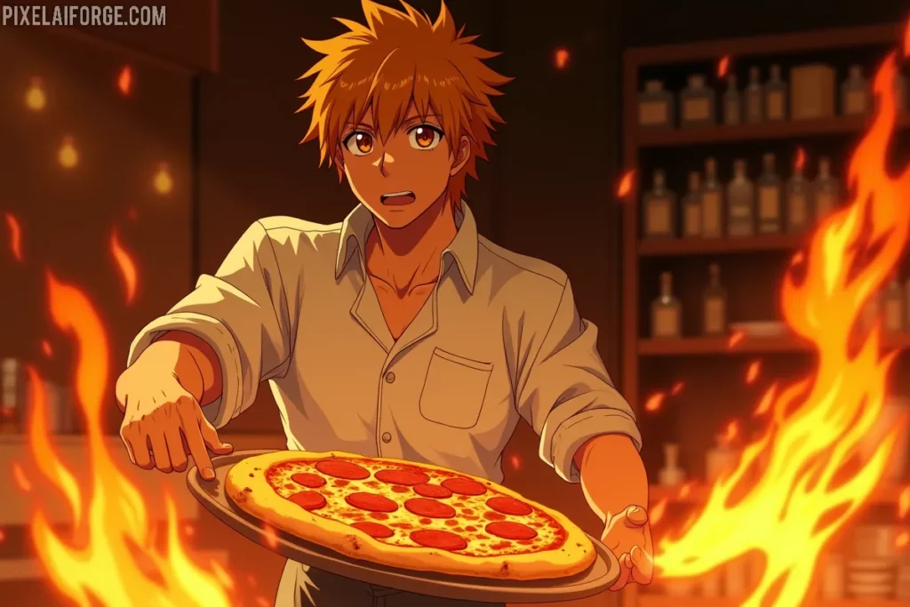 Soma y Ryo en Shokugeki con Crunchyroll Premium para anime gastronómico.