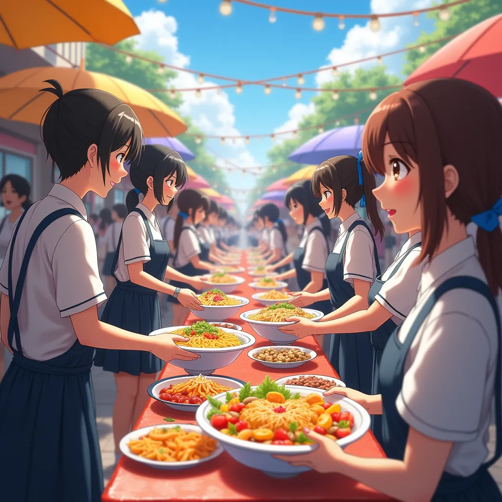 Festival Totsuki con AnimeID para ver Shokugeki no Soma online seguro.