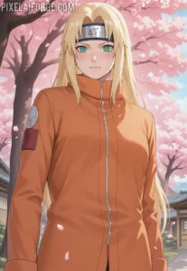 Aiko amidst Cherry Blossoms