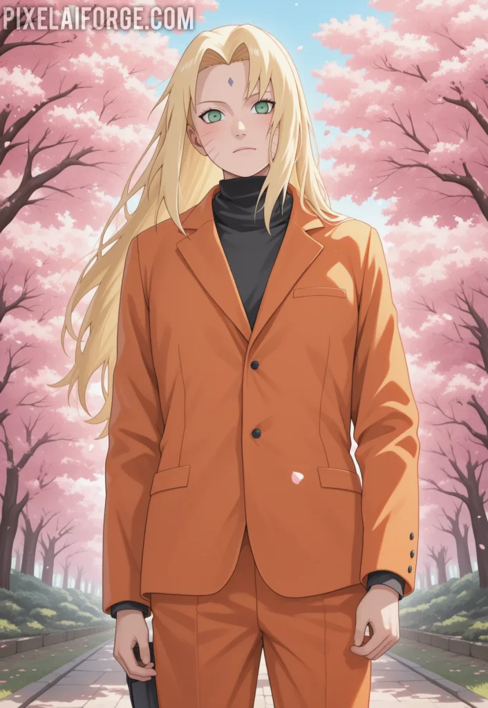 Aiko amidst Cherry Blossoms