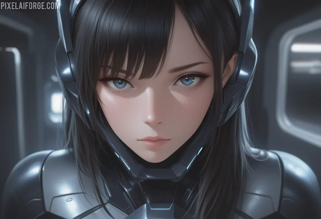 Aiko in Spacesuit