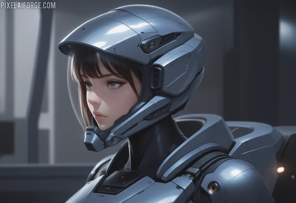 Aiko in Spacesuit
