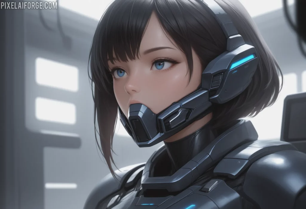 Aiko in Spacesuit
