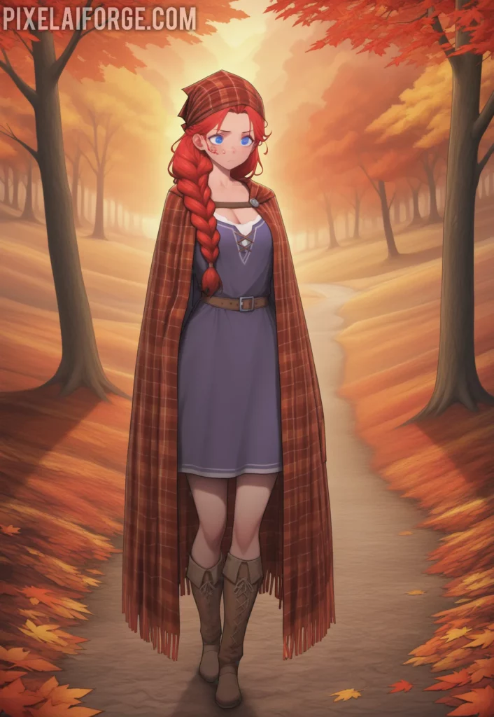 Eirwen in the Autumn Forest