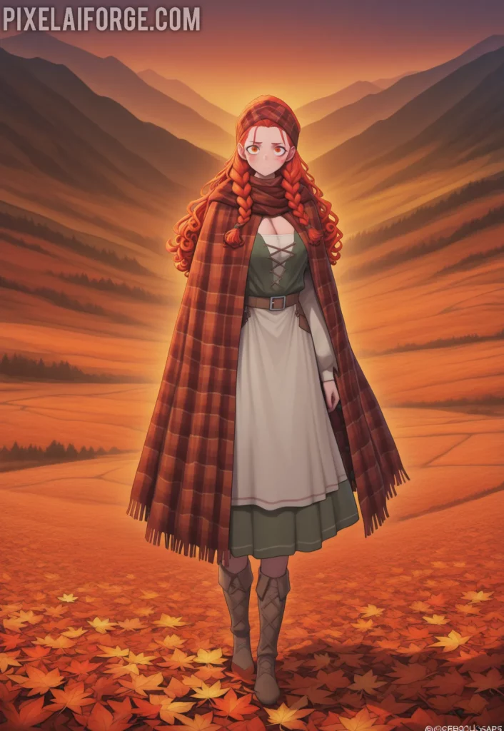 Eirwen in the Autumn Forest