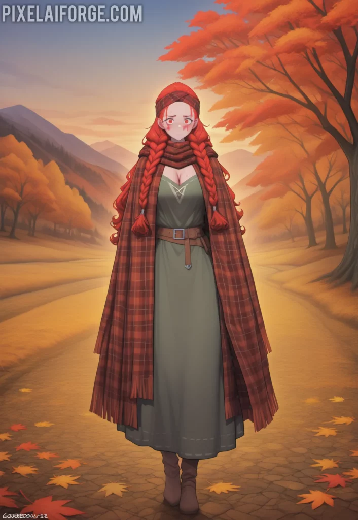 Eirwen in the Autumn Forest