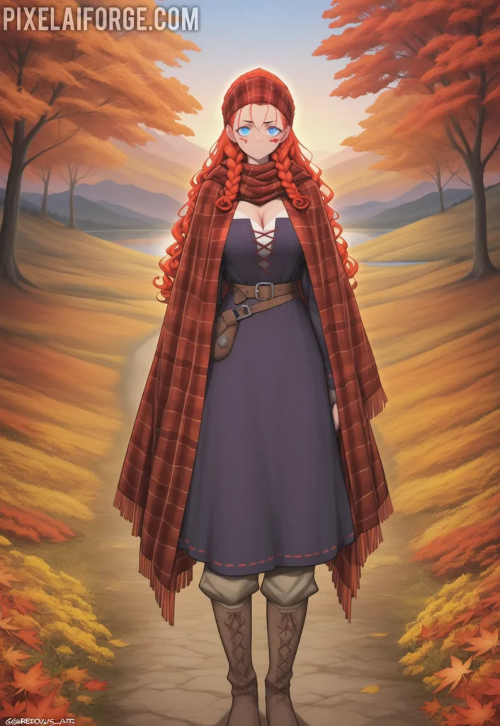 Eirwen in the Autumn Forest