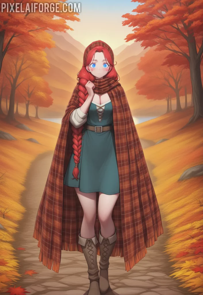 Eirwen in the Autumn Forest