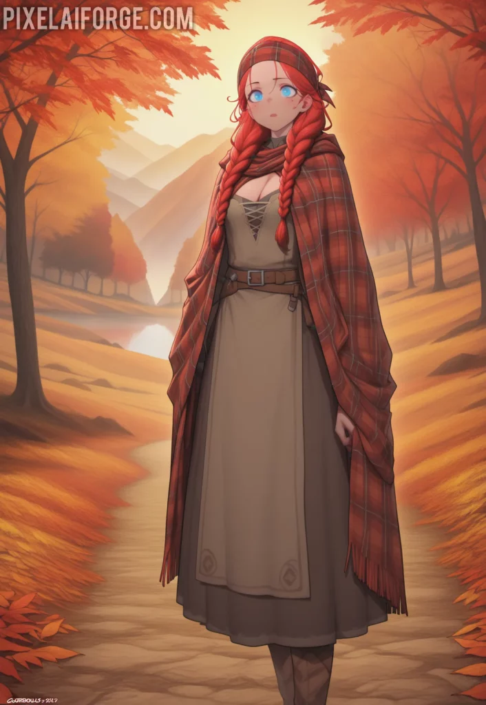 Eirwen in the Autumn Forest