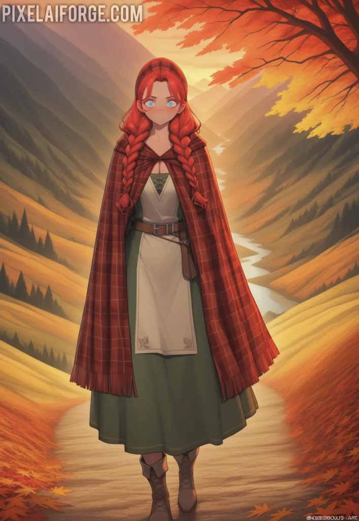 Eirwen in the Autumn Forest