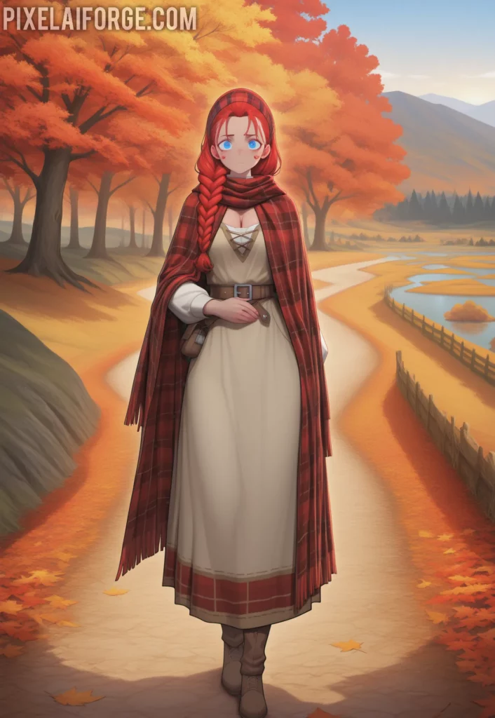 Eirwen in the Autumn Forest
