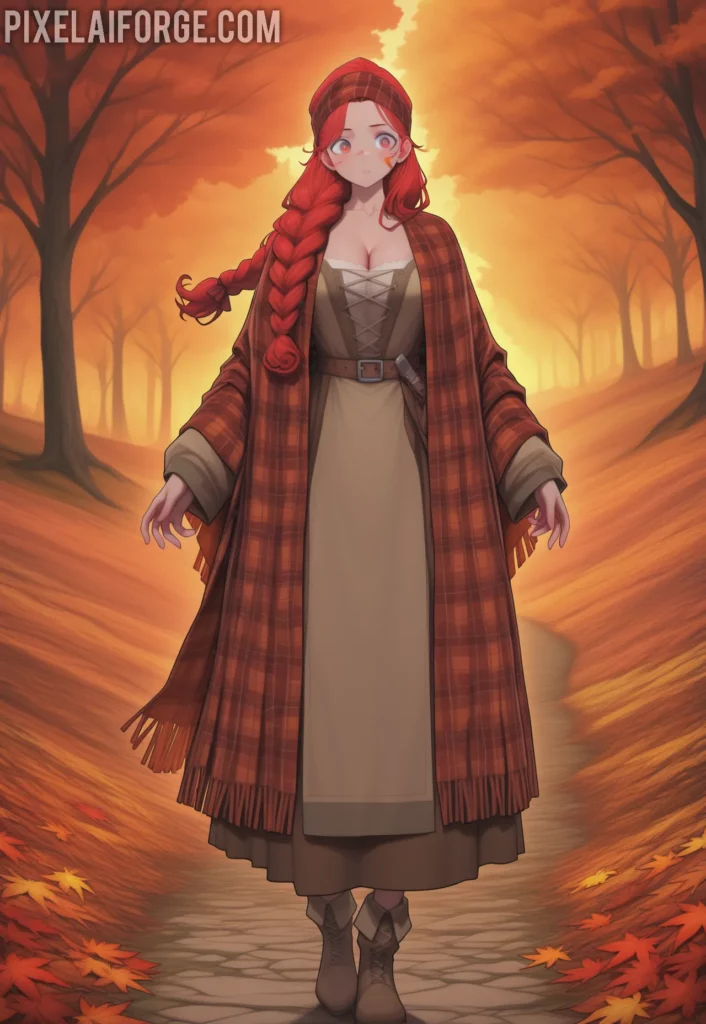 Eirwen in the Autumn Forest