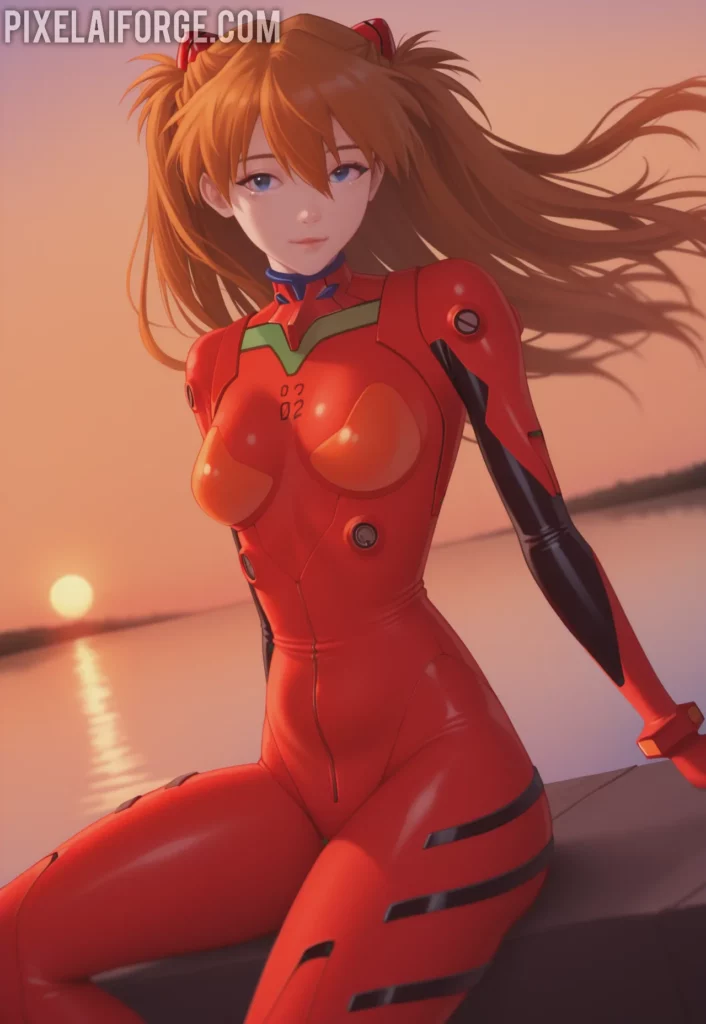 Kaida atop the Mech
