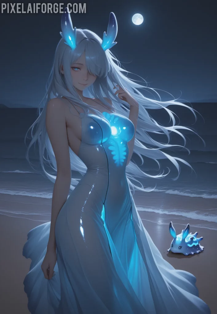 Lunae by the Moonlit Sea
