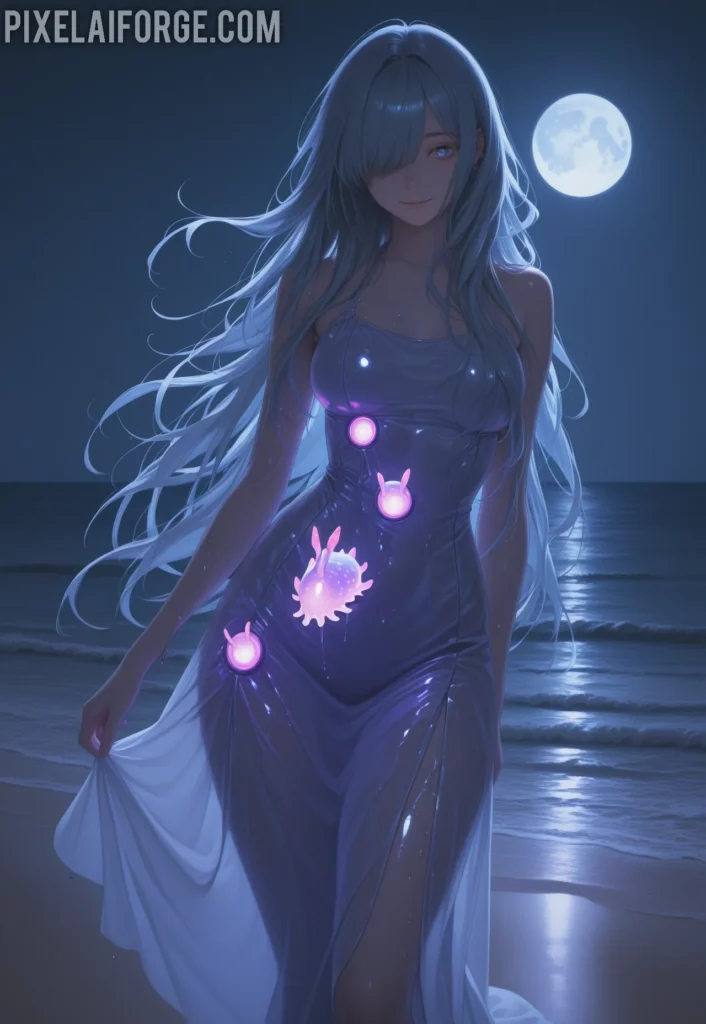 Lunae by the Moonlit Sea