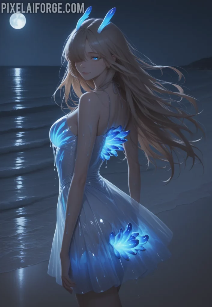 Lunae by the Moonlit Sea