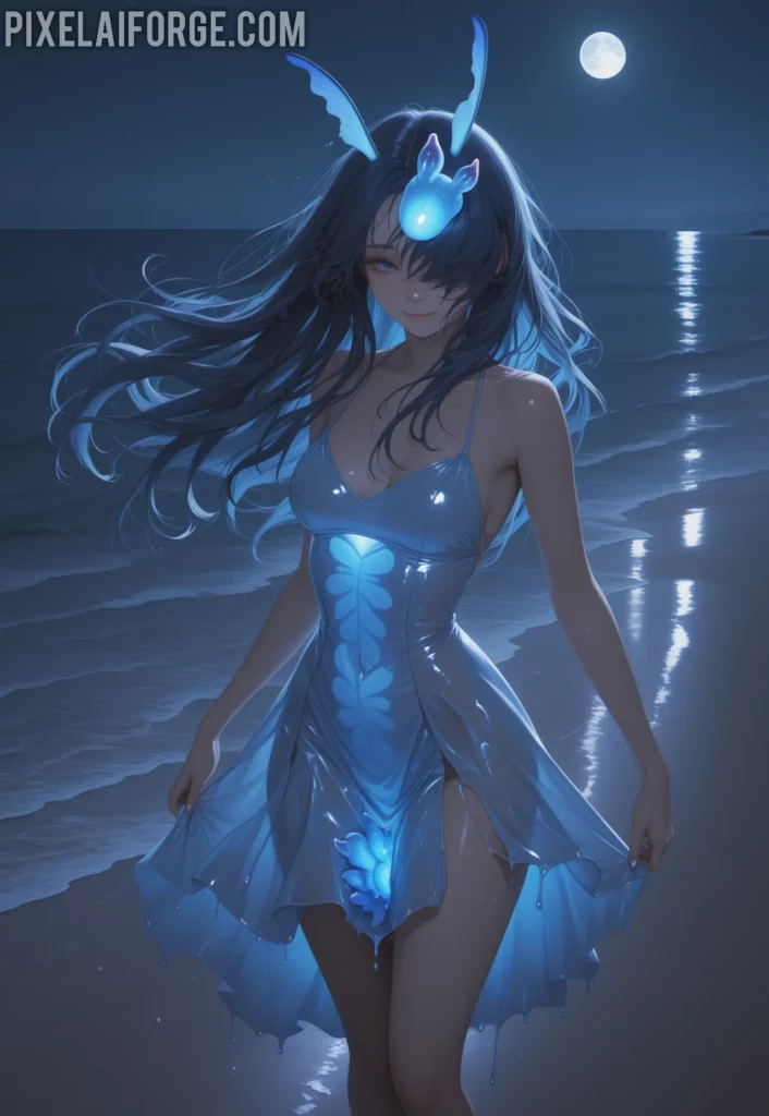 Lunae by the Moonlit Sea