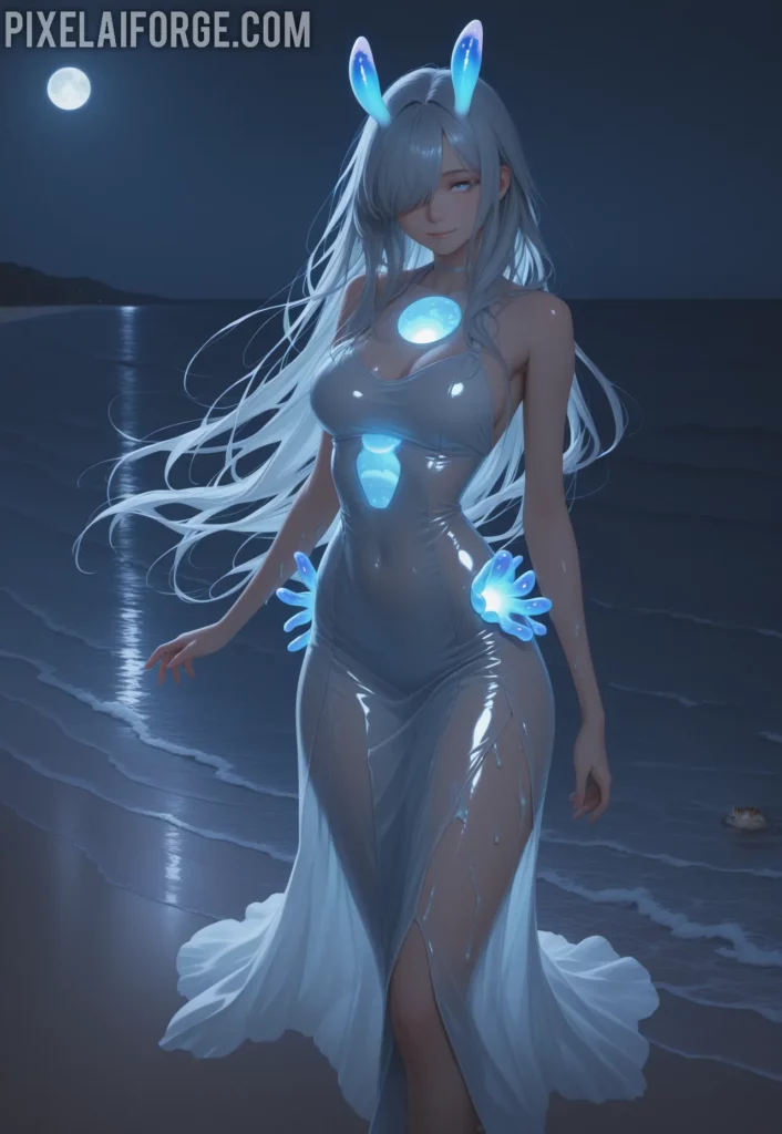 Lunae by the Moonlit Sea