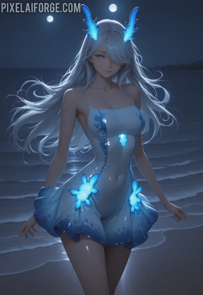 Lunae by the Moonlit Sea