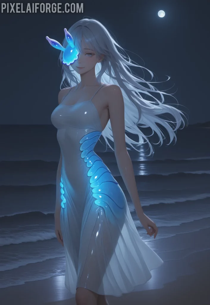 Lunae by the Moonlit Sea