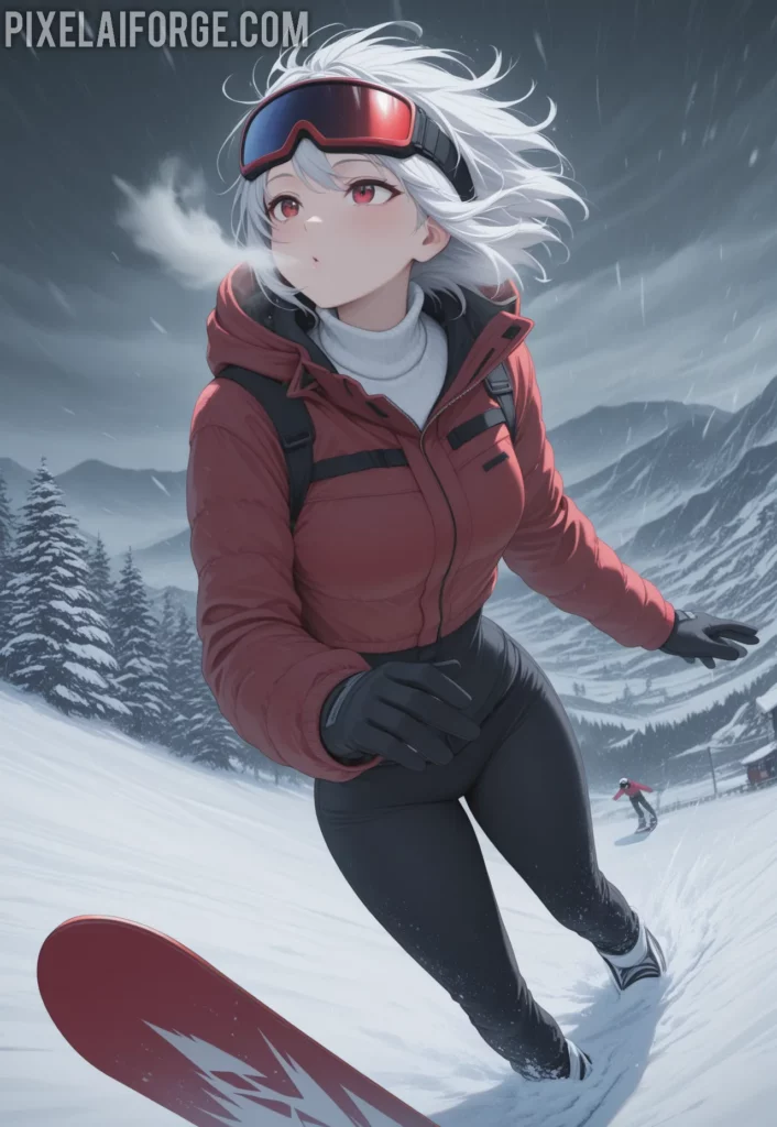 Rhea on the Snowy Slope