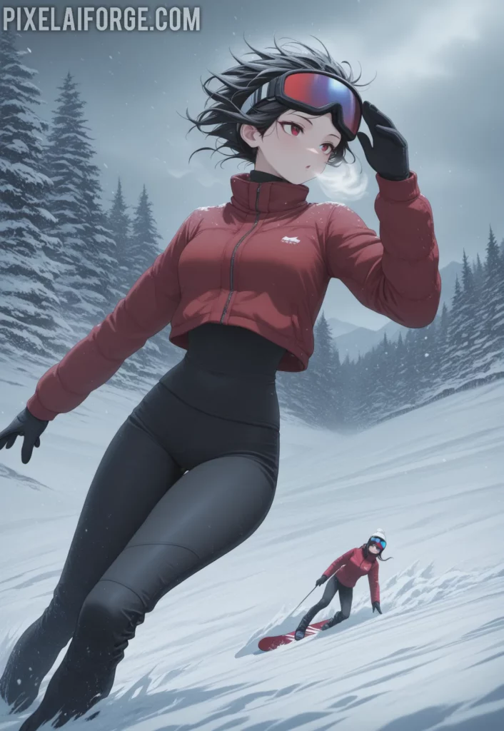 Rhea on the Snowy Slope