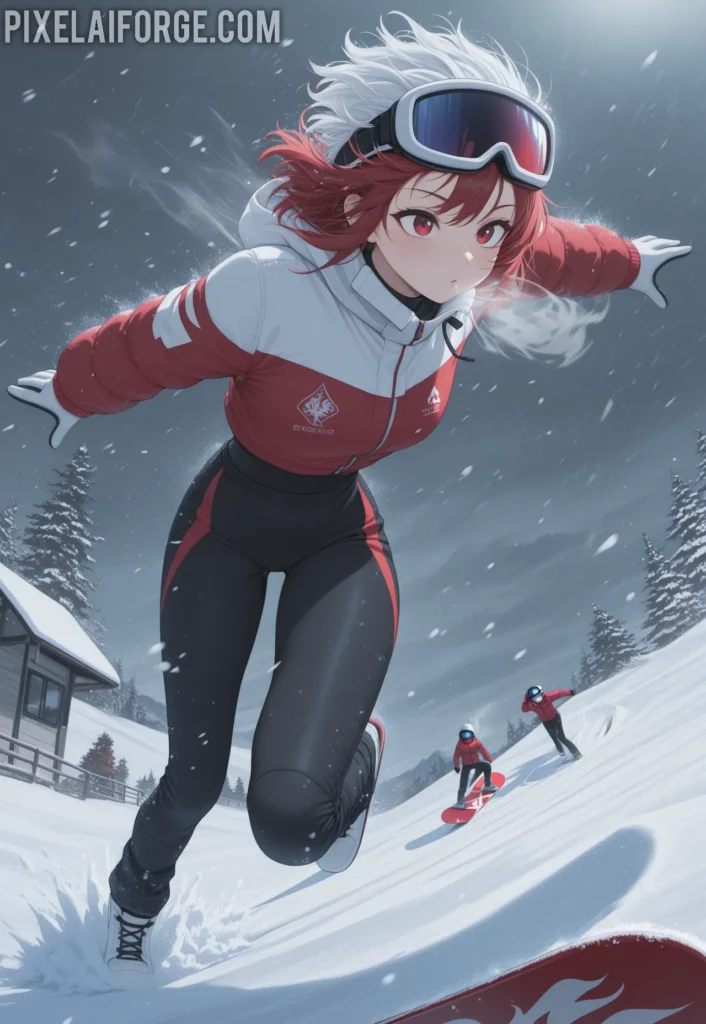 Rhea on the Snowy Slope