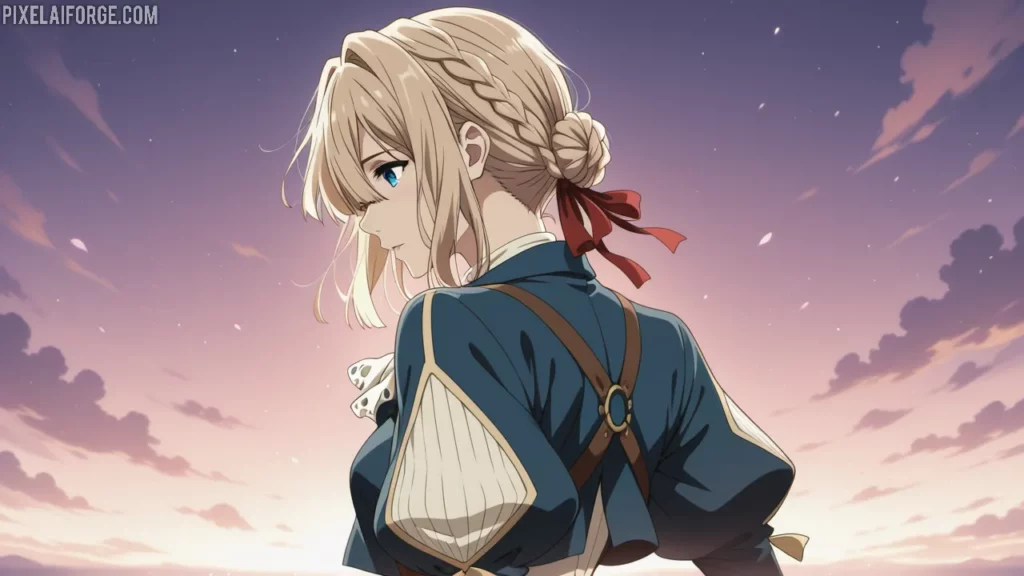 Violet Evergarden es uno de los personajes más profundos del anime