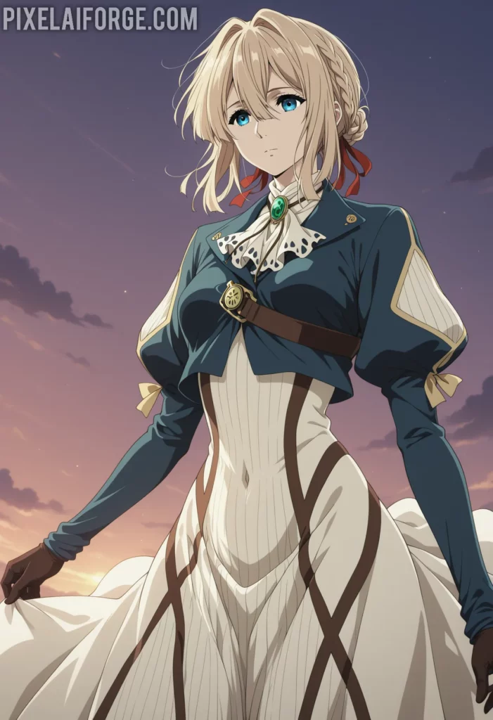 Violet Evergarden es uno de los personajes más profundos del anime