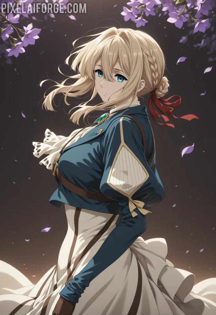 Violet Evergarden es uno de los personajes más profundos del anime