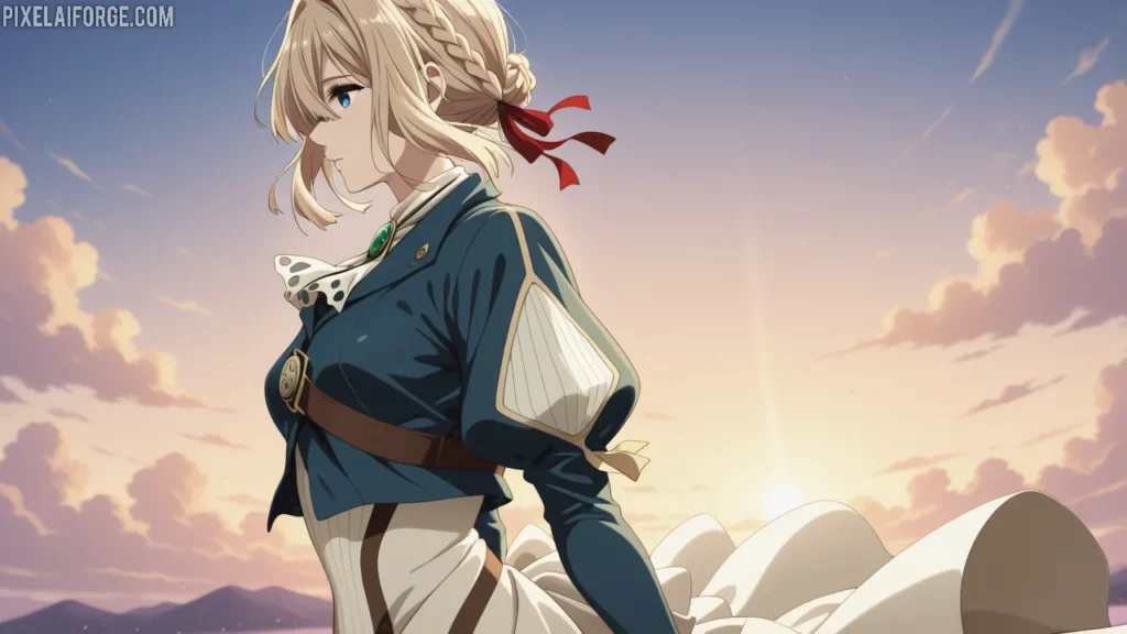Violet Evergarden es uno de los personajes más profundos del anime