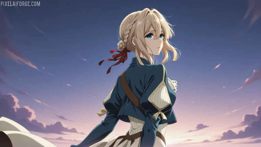 Violet Evergarden es uno de los personajes más profundos del anime