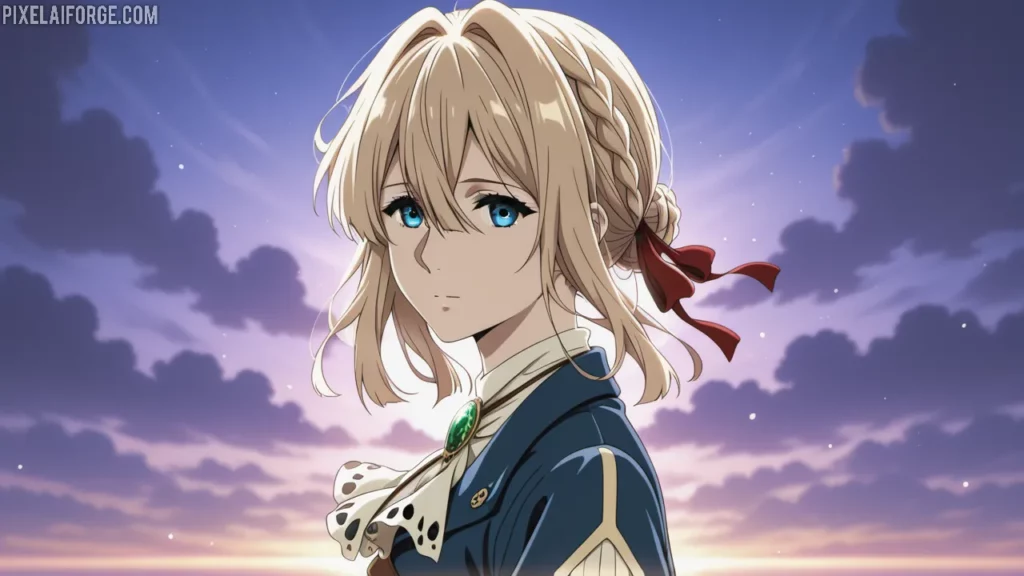 Violet Evergarden es uno de los personajes más profundos del anime