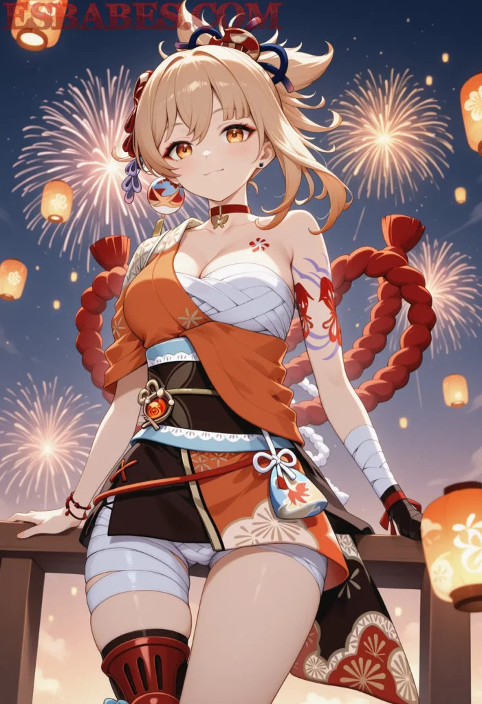 Yoimiya en Genshin Impact 2025: La Reina de los Fuegos Artificiales de Inazuma