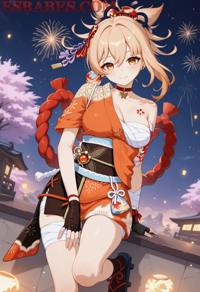 Yoimiya en Genshin Impact 2025: La Reina de los Fuegos Artificiales de Inazuma