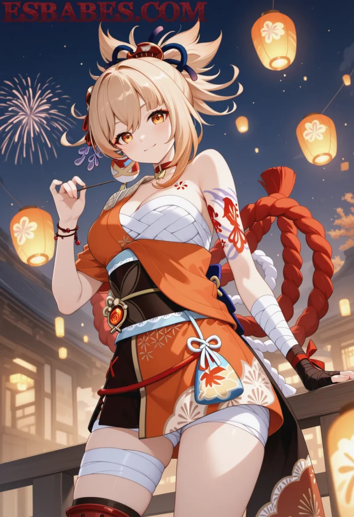 Yoimiya en Genshin Impact 2025: La Reina de los Fuegos Artificiales de Inazuma